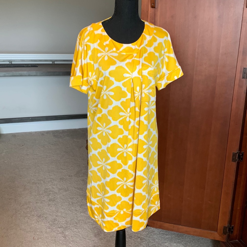 Vintage DVF T-sheath print dress